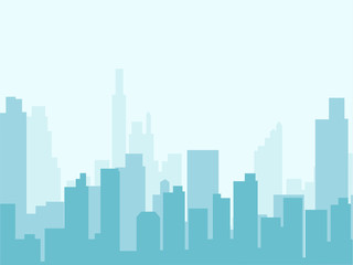 Fototapeta na wymiar City skyline vector illustration.