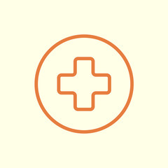 first aid line icon