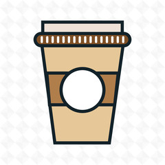 cup plastic drink icon vector illustration eps10