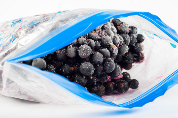Frozen blueberries
