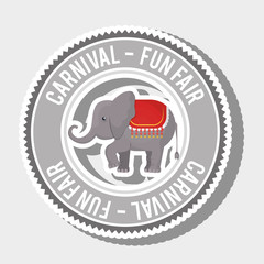 big top circus icon vector illustration eps10 eps 10