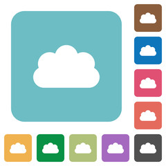Obraz premium Flat cloud icons