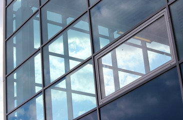 windows office building for background