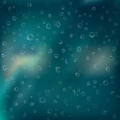 Vector seamless texture with drops.