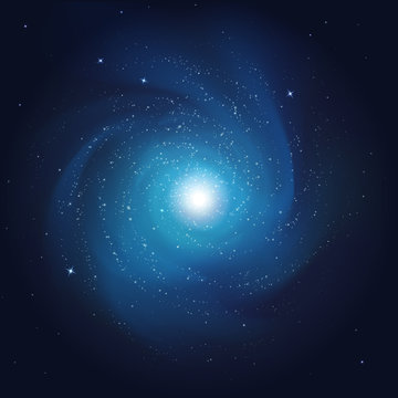 vector illustration. abstract cosmos background. galaxy with the stars in space.