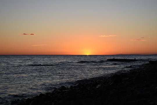 Lovrecica, San Lorenzo, Umag, Sonnenuntergang, Abend, Sonne, Meer, Abendrot