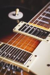 Fototapeta premium Close up of music guitar