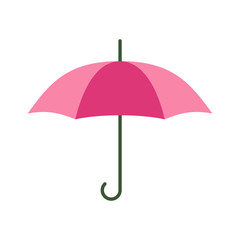 Umbrella flat icon. Vector illustration.