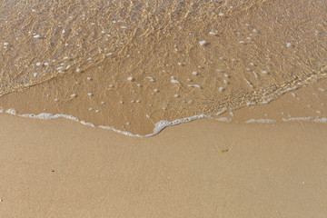 Fototapeta na wymiar sandy sea beach 