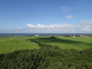 Landschaft aus der Vogelperspektive