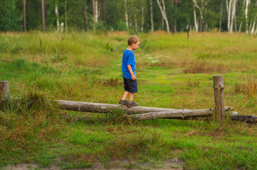  boy training balance