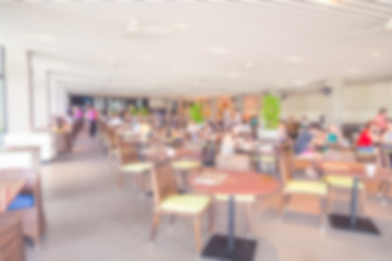 Abstract blur restaurant background