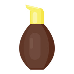 Perfume bottle vector template