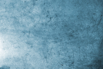 Blue concrete wall