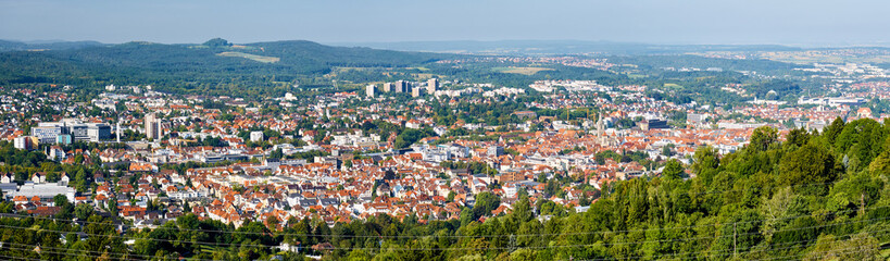 Panorama von Reutlingen
