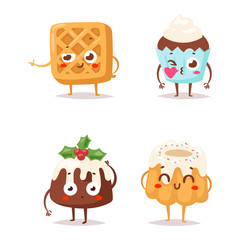 Sweet emotion vector character
