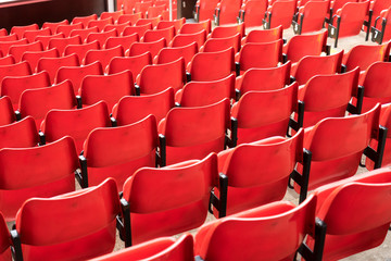Pattern of Seats at the sport stadium
