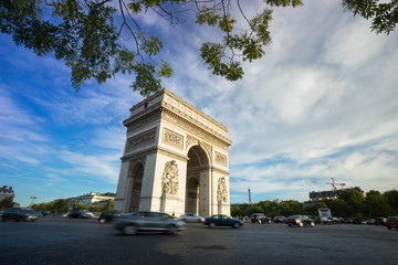 Fototapeta na wymiar Triumph, arch in Paris, France