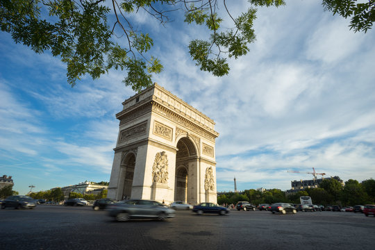 Triumph, arch in Paris, France