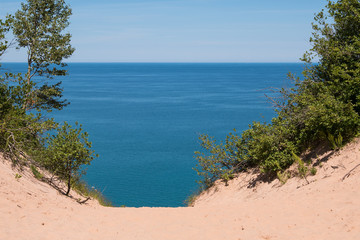 Log Slide at Pictured Rocks National Lakeshore