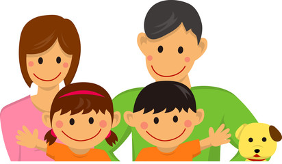 Family illustration (vector)