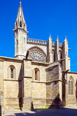 Medieval Gothic Cathedral, Carcassonne