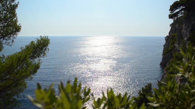 Adriatic sea in Dalmatia, Croatia 
