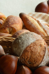 Chestnuts and bread
