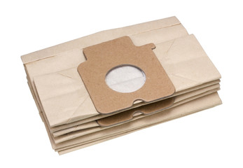 Pile of standard dust paper bags