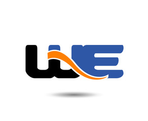 Obraz premium WE initial company group logo 