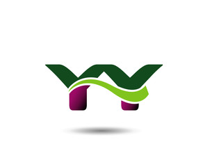 
Letter Y and Y monogram logo
