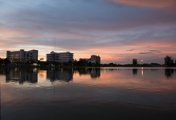 Fototapeta premium sun set clouds