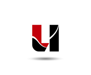 Letter u logo icon design template elements
