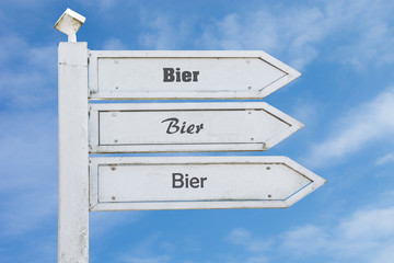 Schild 130 - Bier