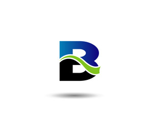 Letter b logo icon design template elements
