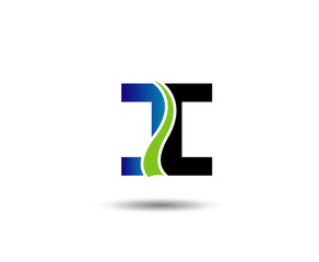 Letter i logo icon design template elements
