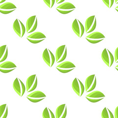 Seamless leafs pattern
