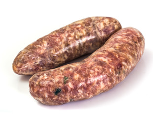 Crude Homemade Chicken Sausage