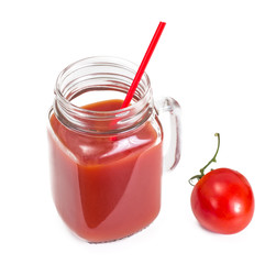 Sweet Tasty Vitamin Tomato Smoothies Juice