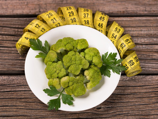 Bailed green broccoli