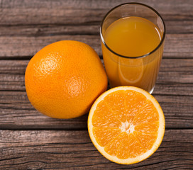 Delicious orange juice