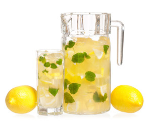 Fresh cold lemonade