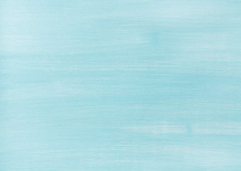 Blue faded painted wooden texture, background and wallpaper. Horizontal composition