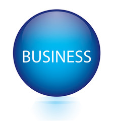 Business blue circular button