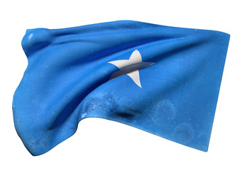 Somalia flag waving