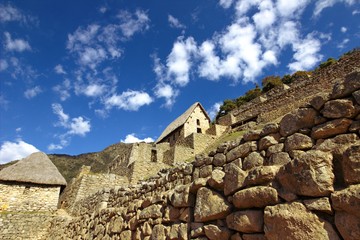 Fototapeta na wymiar The Inca city of Machu Picchu 