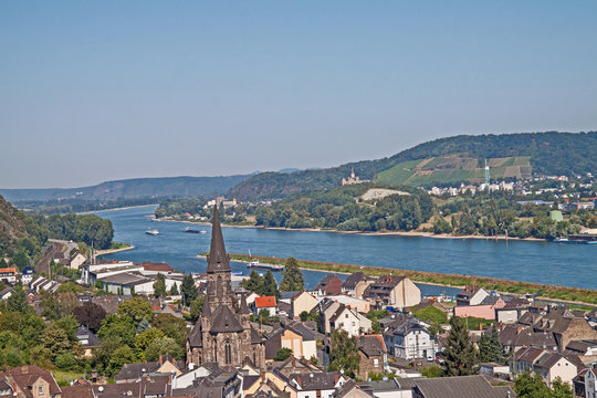 Blick auf Brohl-L&uuml;tzing