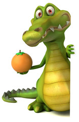Fototapeta premium Fun crocodile