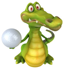 Fototapeta premium Fun crocodile
