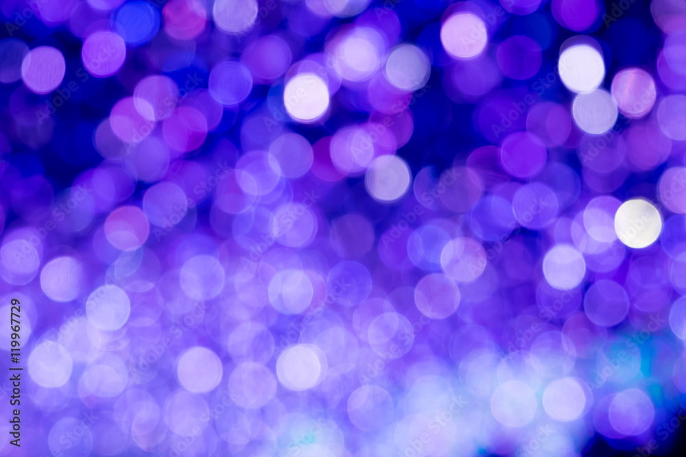 Poster Blurred abstract background with bokeh light